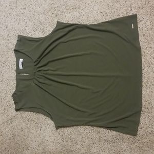 Calvin Klein olive green tank top XL